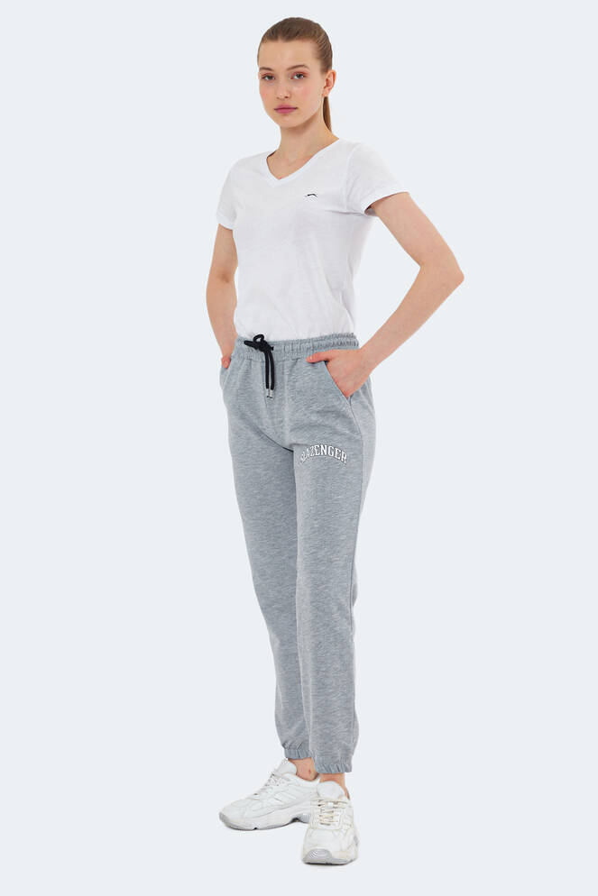 Slazenger INCOME Kadın Gri Eşofman Altı