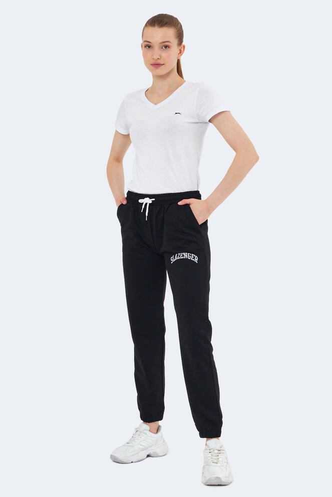 Slazenger INCOME Kadın Siyah Eşofman Altı