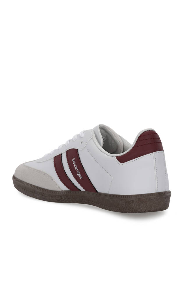 Slazenger INDIA Erkek Beyaz / Bordo Günlük Spor Ayakkabısı