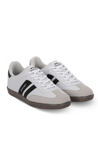 Slazenger INDIA Erkek Beyaz / Siyah Günlük Spor Ayakkabısı - Thumbnail