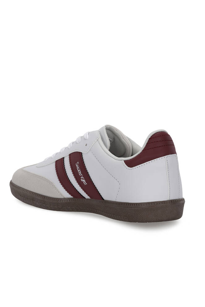 Slazenger INDIA Kadın Beyaz / Bordo Günlük Spor Ayakkabısı