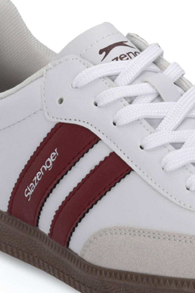 Slazenger INDIA Kadın Beyaz / Bordo Günlük Spor Ayakkabısı