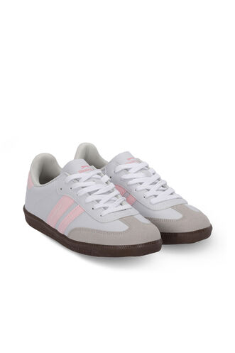 Slazenger INDIA Kadın Beyaz / Pembe Günlük Spor Ayakkabısı - Thumbnail