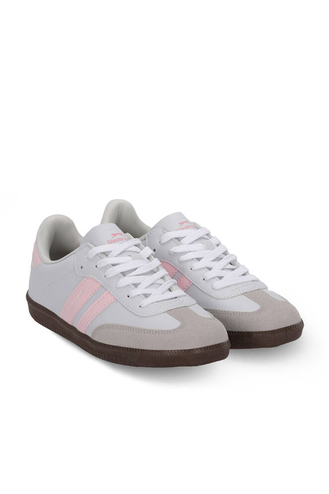 Slazenger INDIA Kadın Beyaz / Pembe Günlük Spor Ayakkabısı