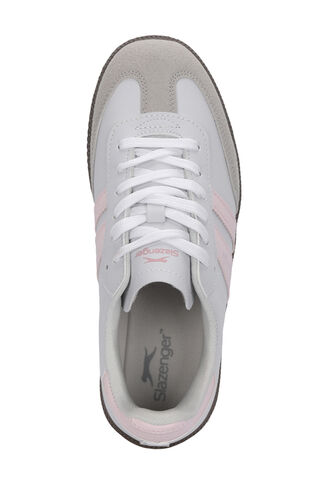 Slazenger INDIA Kadın Beyaz / Pembe Günlük Spor Ayakkabısı - Thumbnail