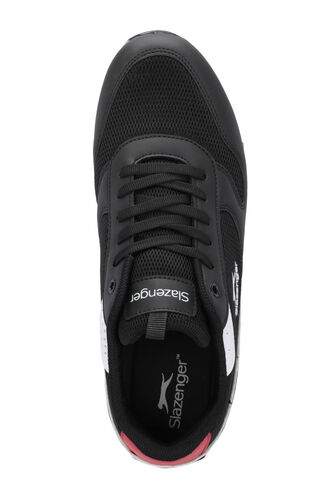 Slazenger INVICIBLE Erkek Sneaker Ayakkabı Siyah - Beyaz - Thumbnail