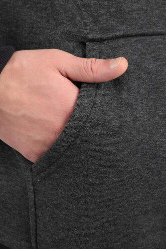 Slazenger IPANEMA Erkek Antrasit Sweatshırt - Thumbnail
