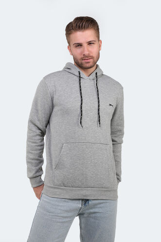 Slazenger IPANEMA Erkek Sweatshirt Gri - Thumbnail