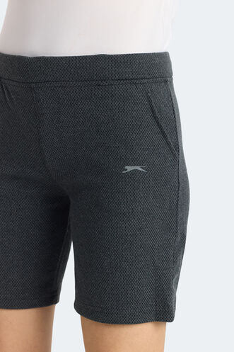 Slazenger IRMUSKA Women's Fitness Shorts Dark Grey - Thumbnail
