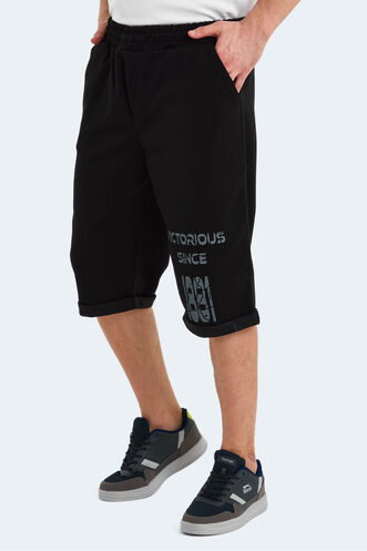 Slazenger ISAADUR Erkek Siyah Şort - Thumbnail