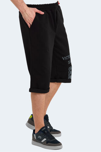 Slazenger ISAADUR Erkek Siyah Şort - Thumbnail