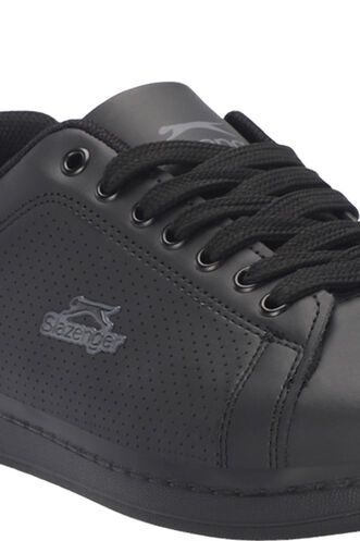 Slazenger ISCO Plus Size Erkek Sneaker Ayakkabıları Siyah - Siyah - Thumbnail