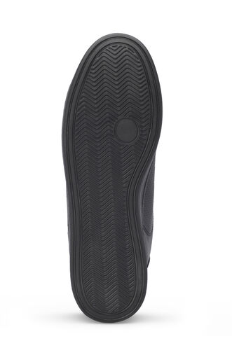 Slazenger ISCO Plus Size Erkek Sneaker Ayakkabıları Siyah - Siyah - Thumbnail