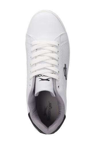 Slazenger ISCO Erkek Sneaker Ayakkabıları Beyaz - Siyah - Thumbnail
