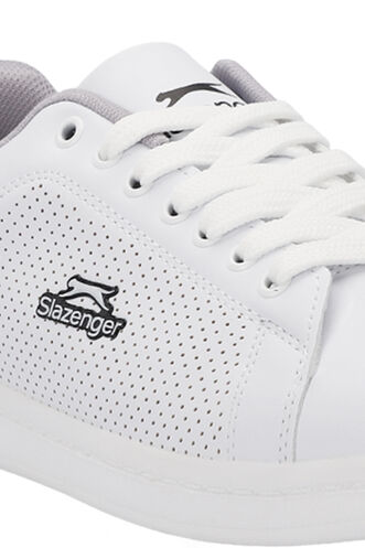 Slazenger ISCO Erkek Sneaker Ayakkabıları Beyaz - Siyah - Thumbnail