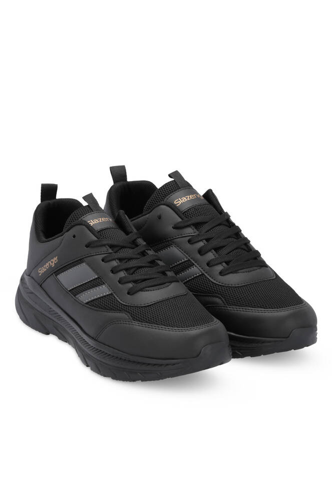 Slazenger ITUAN Erkek Sneaker Ayakkabı Siyah - Siyah