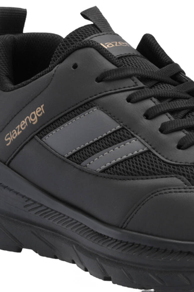 Slazenger ITUAN Erkek Sneaker Ayakkabı Siyah - Siyah