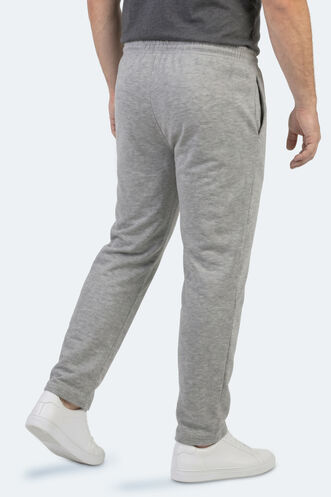 Slazenger JERRY Büyük Beden Erkek Cepli Gri Eşofman Altı - Thumbnail