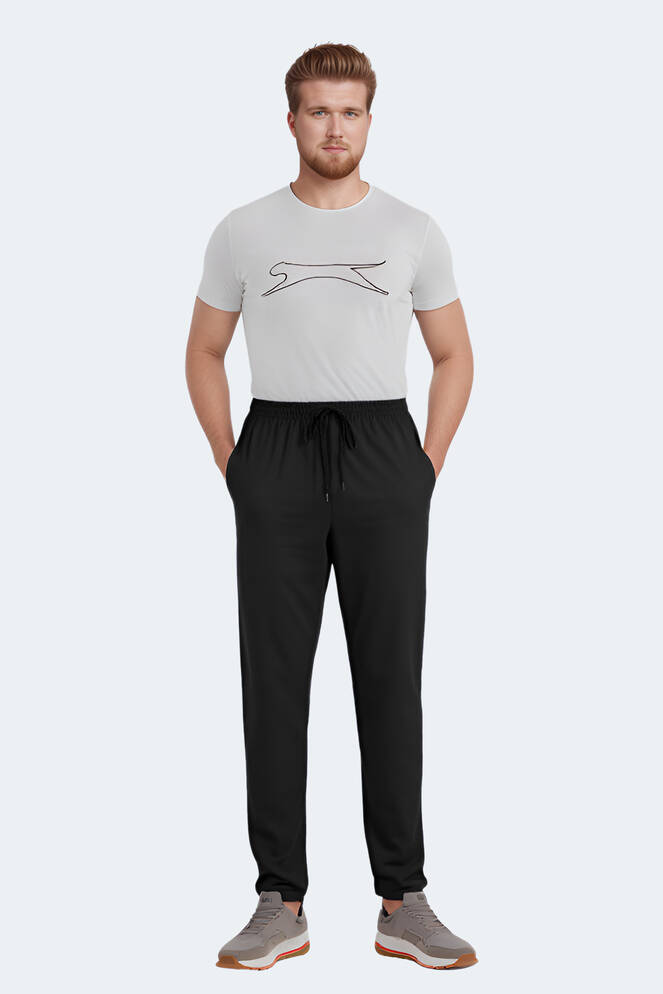 Slazenger JERRY Büyük Beden Erkek Eşofman Altı Siyah