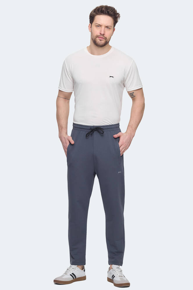 Slazenger JERRY NRM Erkek Cepli Koyu Gri Eşofman Altı