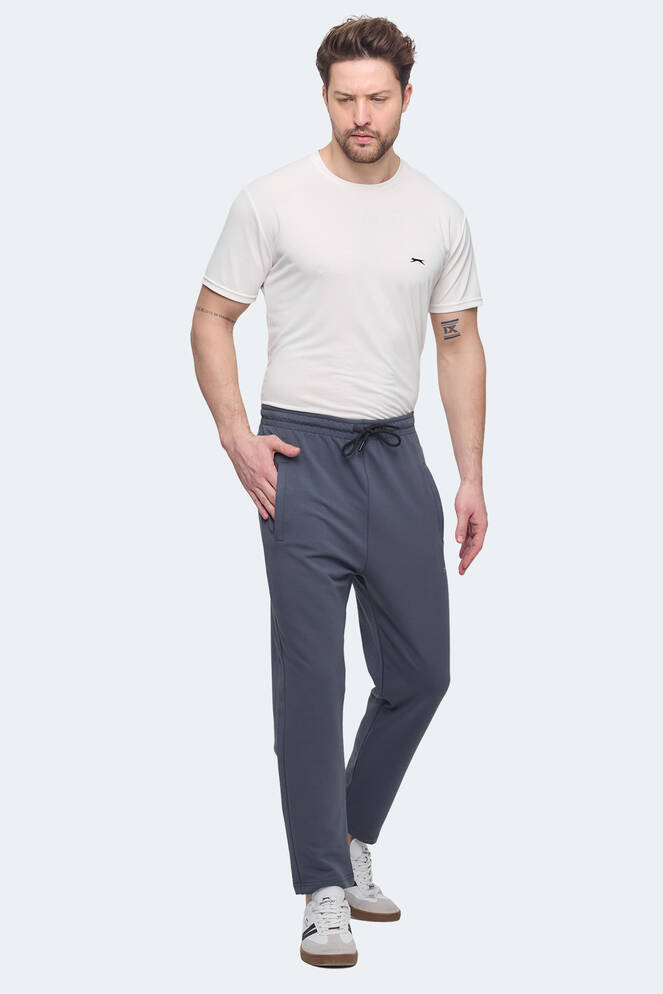 Slazenger JERRY NRM Erkek Cepli Koyu Gri Eşofman Altı