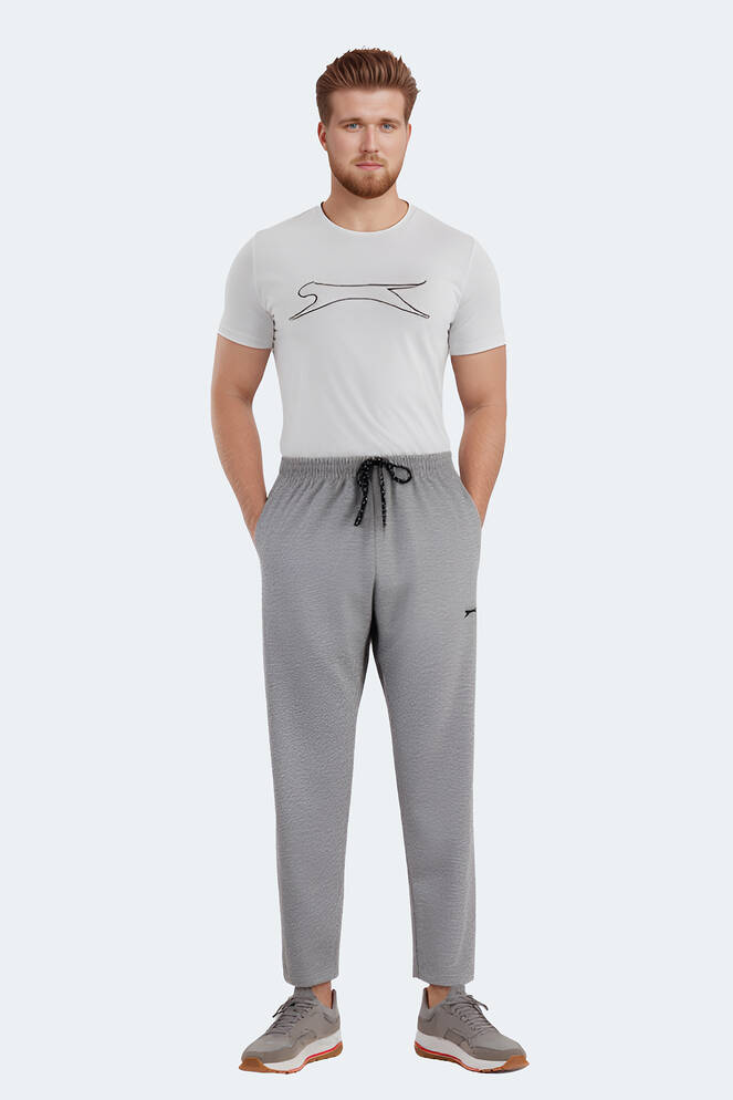 Slazenger JERRY Plus Size Men's Sweatpants Grey