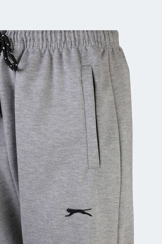 Slazenger JERRY Plus Size Men's Sweatpants Grey - Thumbnail