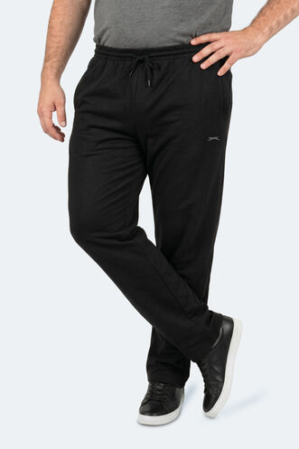 Slazenger JERRY Large Size Men's Sweatpants Black - Thumbnail
