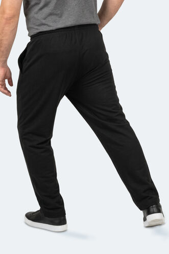 Slazenger JERRY Large Size Men's Sweatpants Black - Thumbnail