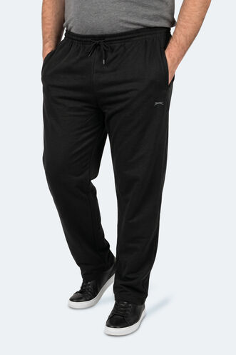 Slazenger JERRY Large Size Men's Sweatpants Black - Thumbnail