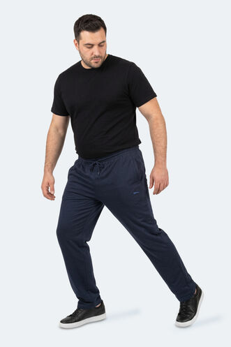 Slazenger JERRY Large Size Men's Sweatpants Navy Blue - Thumbnail
