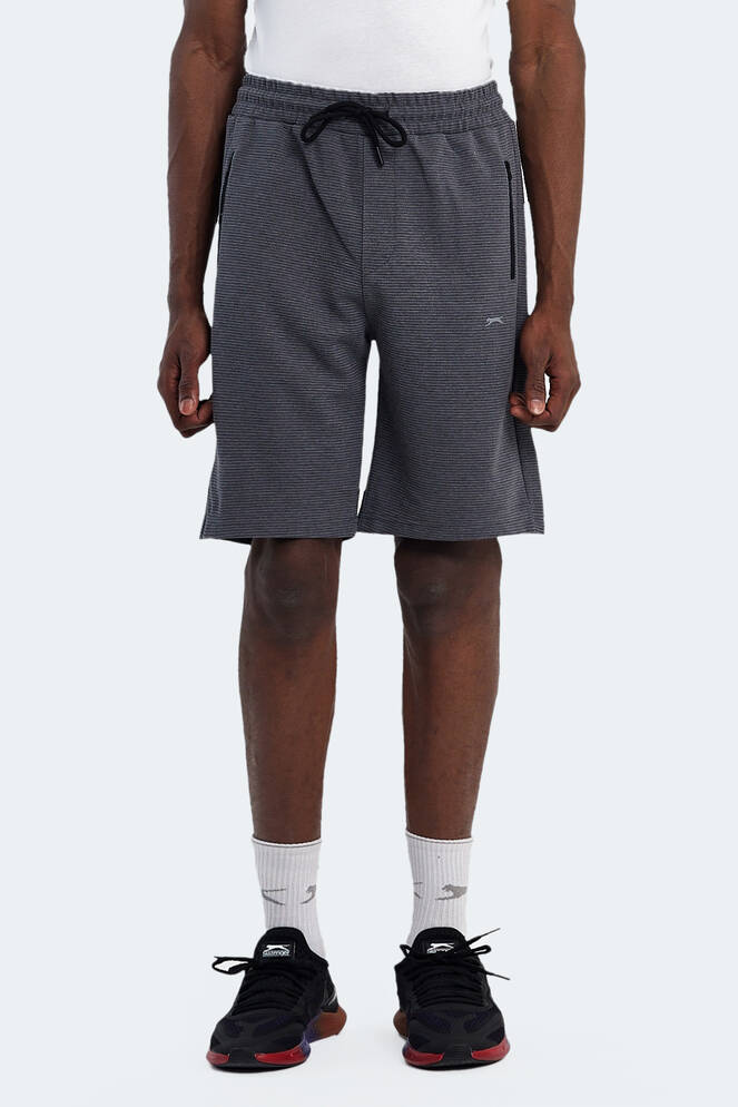 Slazenger KAARLO Erkek Cepli Koyu Gri Şort