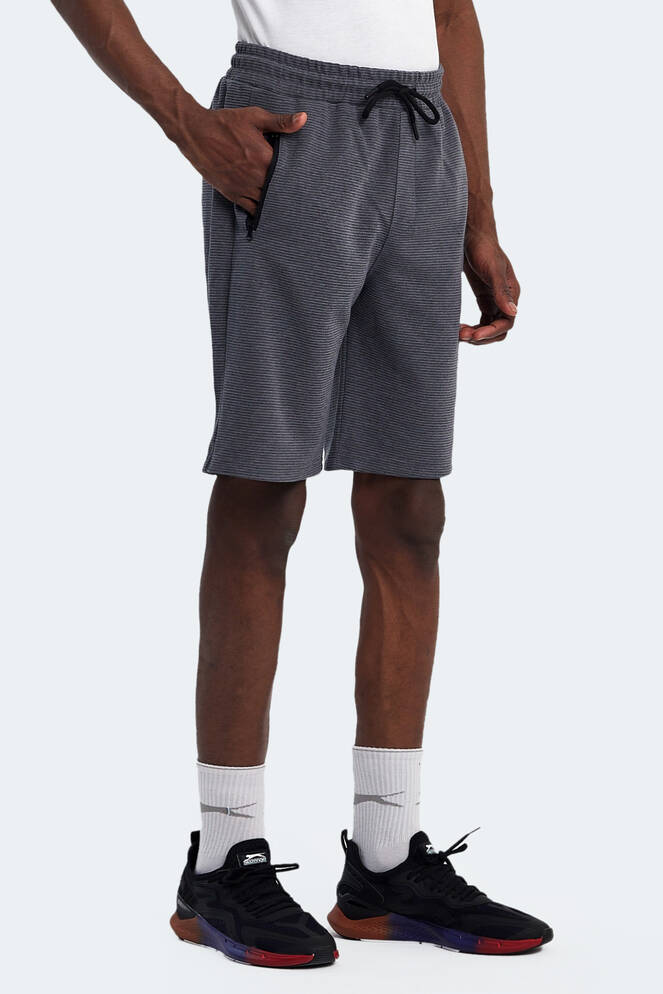 Slazenger KAARLO Erkek Cepli Koyu Gri Şort
