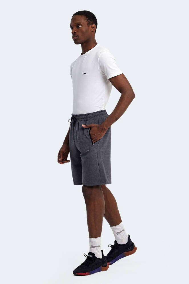 Slazenger KAARLO Erkek Cepli Koyu Gri Şort