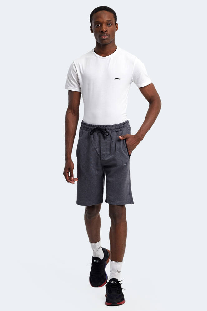 Slazenger KAARLO Erkek Cepli Koyu Gri Şort