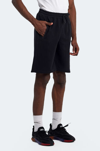 Slazenger KAARLO Erkek Şort Siyah - Thumbnail