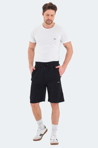 Slazenger KAARLO Men's Shorts Black - Thumbnail