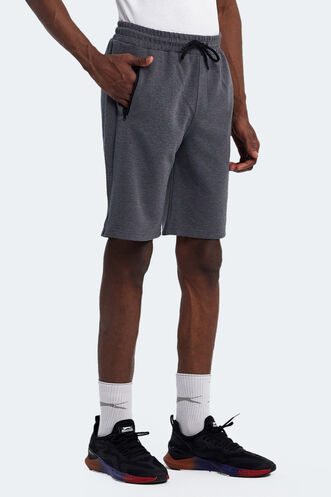 Slazenger KAARLO Men's Shorts Dark Grey - Thumbnail