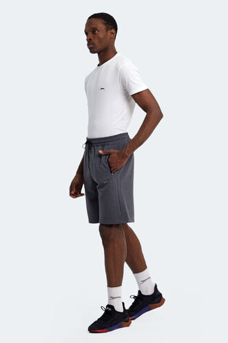 Slazenger KAARLO Men's Shorts Dark Grey - Thumbnail