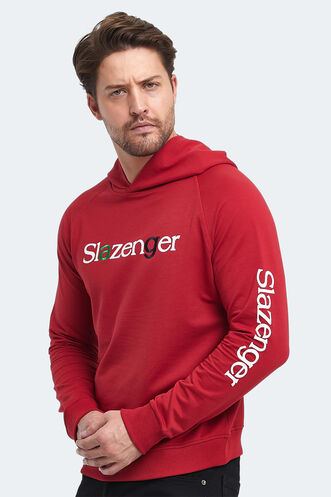 Slazenger KADMOSS Erkek Kırmızı Sweatshırt - Thumbnail