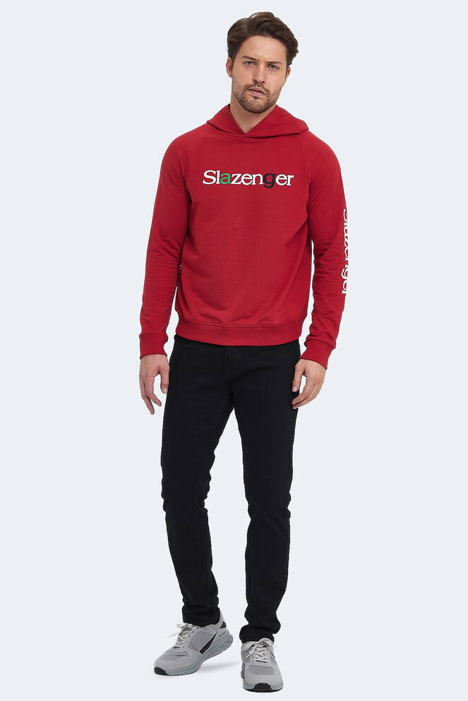 Slazenger KADMOSS Erkek Kırmızı Sweatshırt