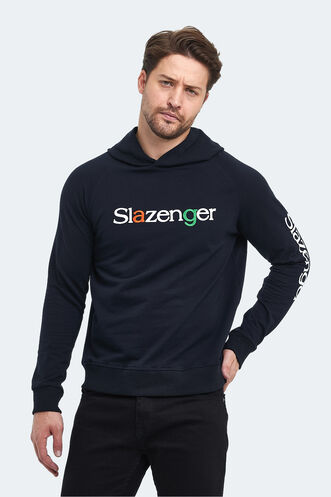 Slazenger KADMOSS Erkek Lacivert Sweatshırt - Thumbnail
