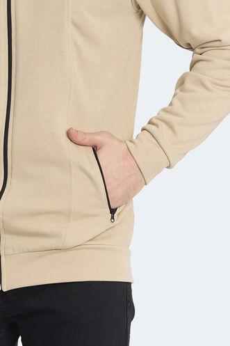Slazenger KAGISONA Erkek Sweatshirt Bej - Thumbnail