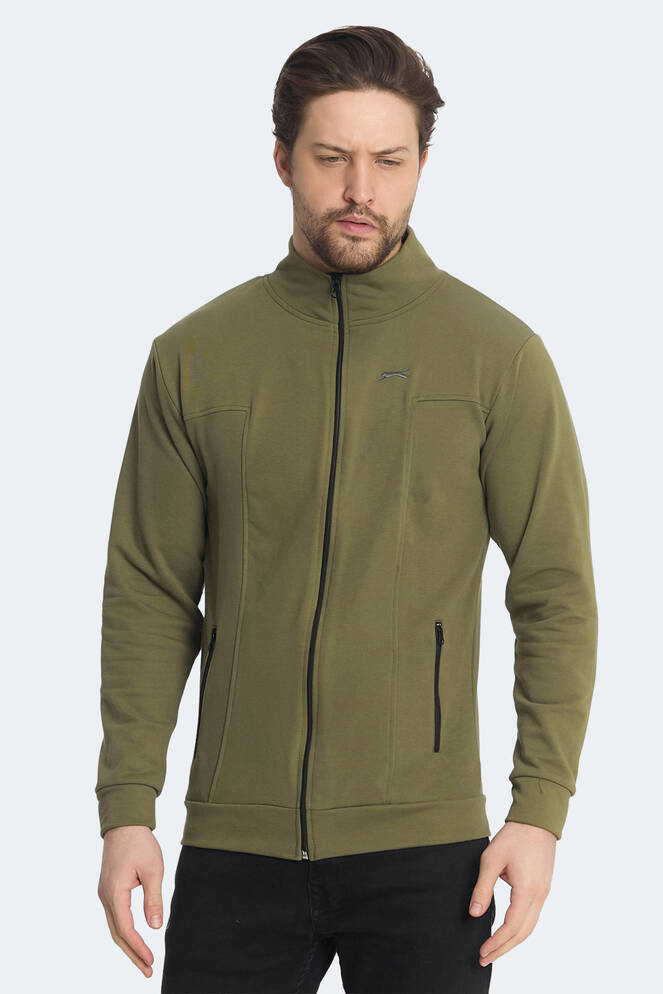 Slazenger KAGISONA Erkek Sweatshirt Haki