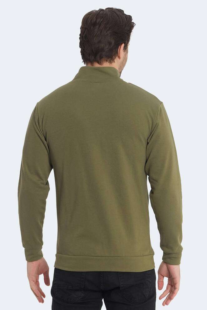 Slazenger KAGISONA Erkek Sweatshirt Haki
