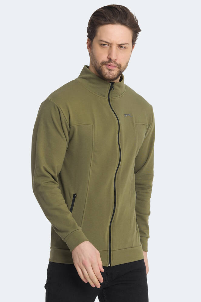 Slazenger KAGISONA Erkek Sweatshirt Haki