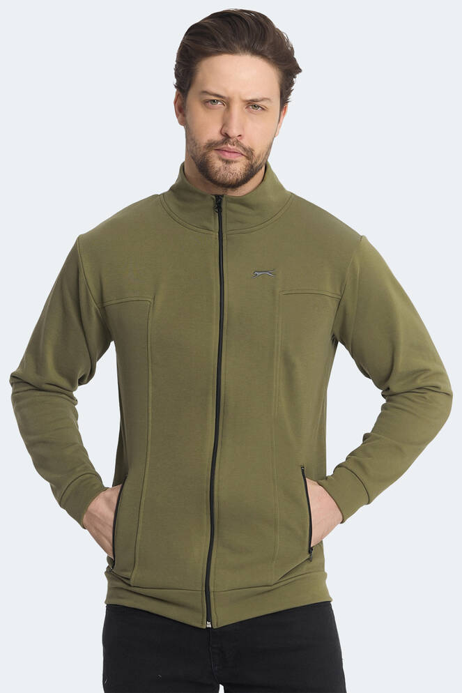 Slazenger KAGISONA Erkek Sweatshirt Haki