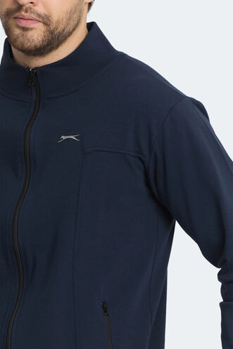 Slazenger KAGISONA Erkek Sweatshirt Lacivert - Thumbnail