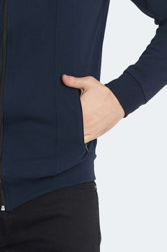 Slazenger KAGISONA Erkek Sweatshirt Lacivert - Thumbnail