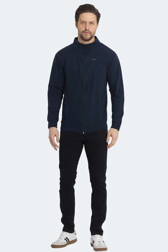 Slazenger KAGISONA Erkek Sweatshirt Lacivert - Thumbnail